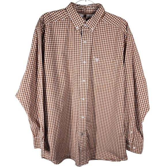 ARIAT PRO SERIES PLAID BUTTON FRONT SHIRT - Picture 3 of 10